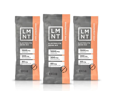 LMNT Grapefruit Salt Electrolyte Mix - 30 Ct packets for keto, low carb diets with sodium, potassium, and magnesium support by LMNT
