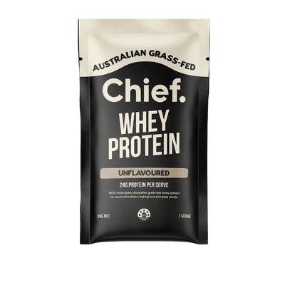 Grass-fed Whey Protein Powder - Unflavoured - 30g