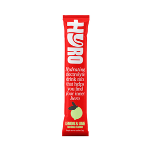 Hyro Single Stick hydrating electrolyte drink mix in lemon and lime flavor from Hyro functional low carb collection.