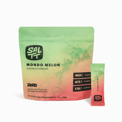 Mondo Melon Electrolyte Drink Mix - 30 Sticks by SALTT, part of Drinks, Electrolytes, New Arrivals collections.