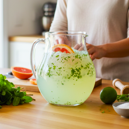 Grapefruit Mint Refresher (Cold, Salty, Summer-Ready)