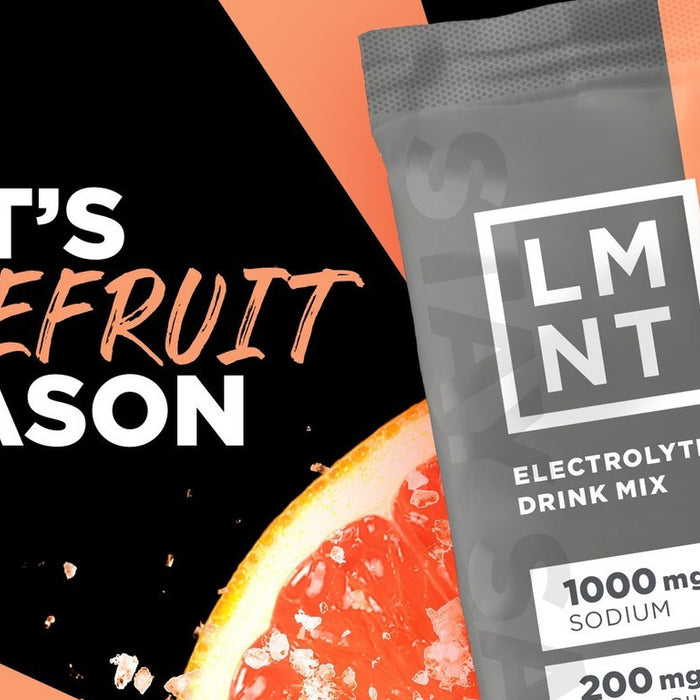 It's Grapefruit Season with LMNT Grapefruit Salt