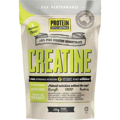 100% Pure Creatine Monohydrate - 200g - LYTES