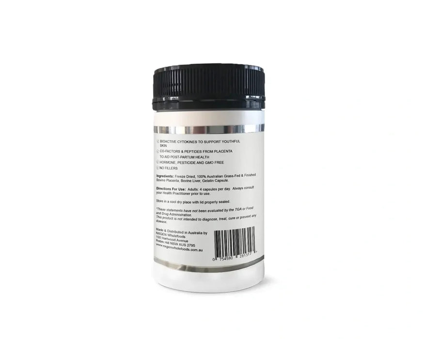 Grass Fed Placenta 500mg 160 Capsules