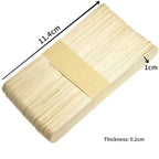 50 Wooden Ice Cream / Popsicle Sticks - LYTES