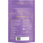 Back of Ritua 7 Night Trial Pack Magnesium Glycinate - 14 Capsules packaging showing usage, ingredients and Australian family business details.