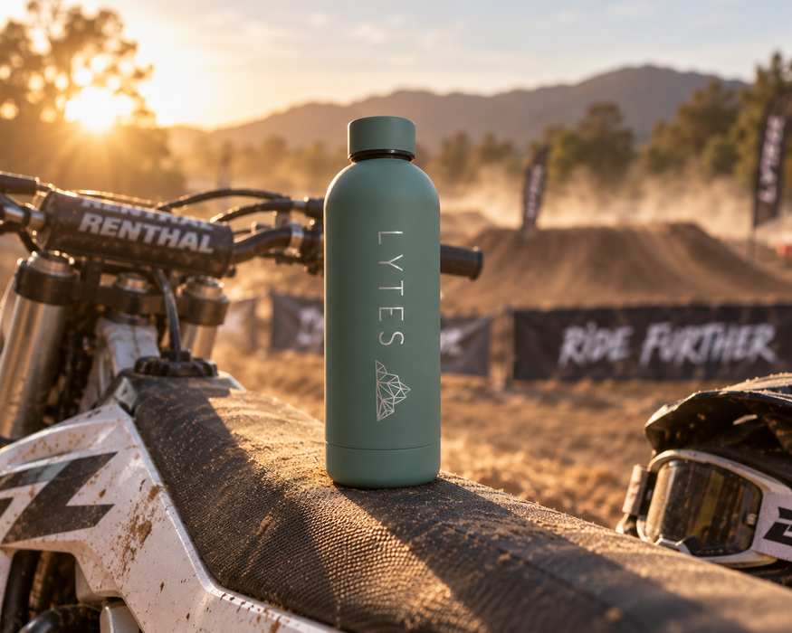 500ml Stainless Steel Drink Bottle - Green