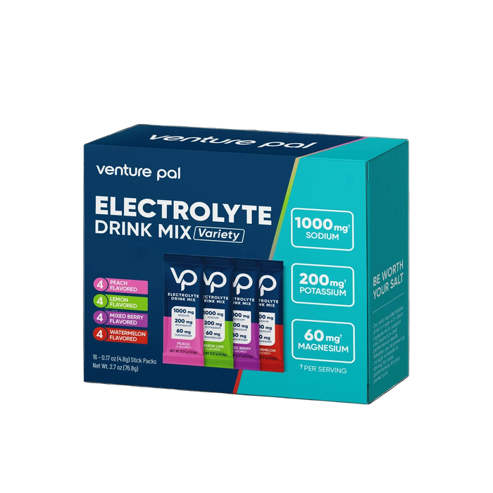 Summer Favourites Variety Pack - 16 Sticks by Venture Pal electrolyte drink mix with potassium magnesium sodium, Drinks collection