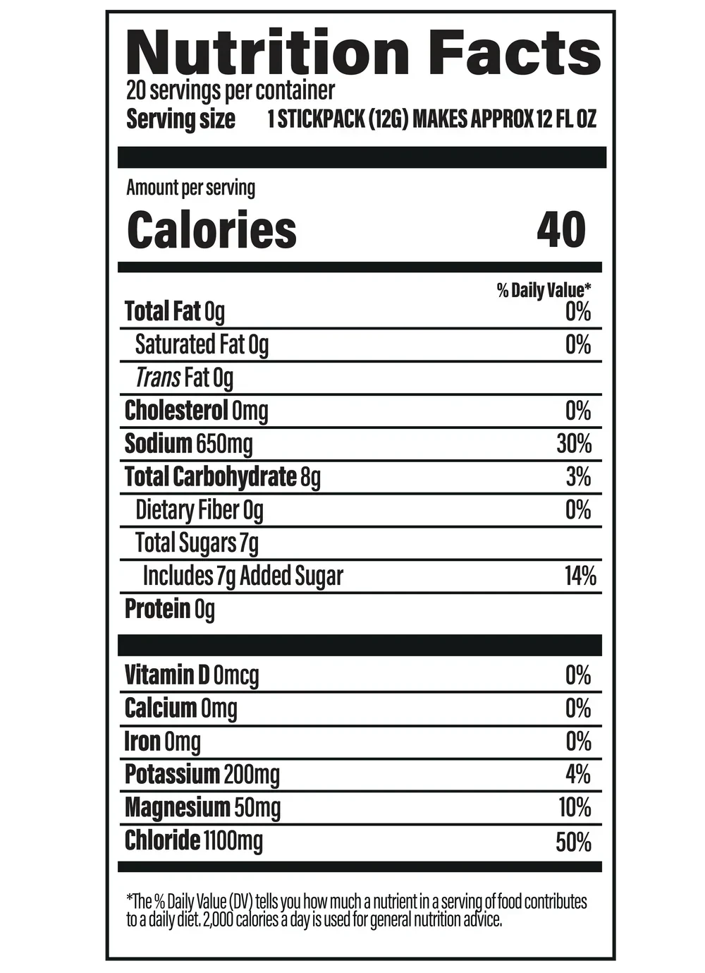 Hydrate or Die® Electrolyte Powder - Mixed Berry - 20 Sticks