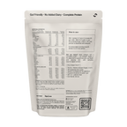 Back of the Switch Nutrition Collagen Peptides 938 g bag with nutrition information, ingredients and directions