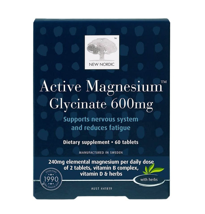 Active Magnesium Glycinate - 60 tablets - LYTES