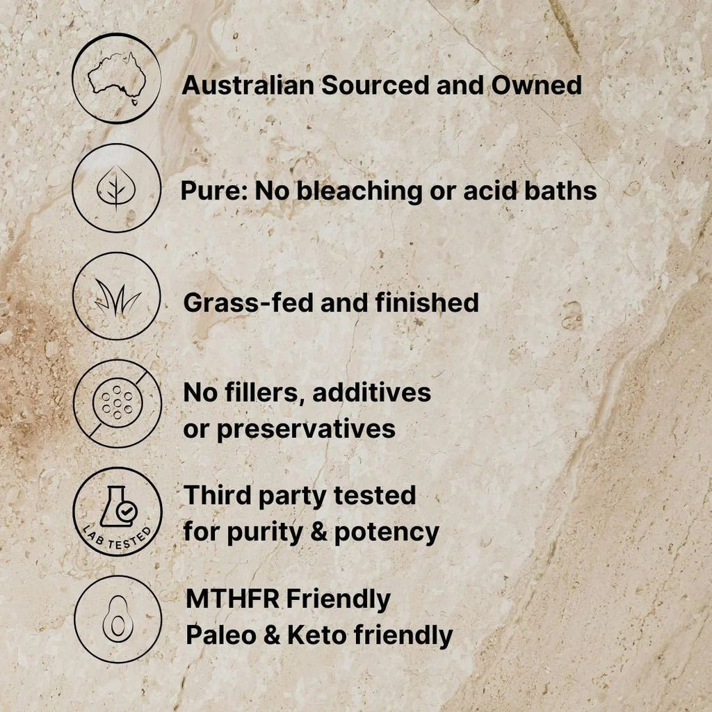 Australian Grass Fed Collagen Peptides - Unflavoured - 300g