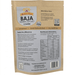 Package of Abundance Farm Baja Mineral Sea Salt with nutritional information and branding details.