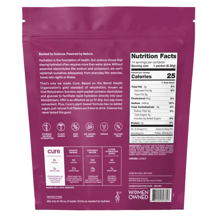 Berry Pomegranate - Hydrating Electrolyte Mix - 14 Pack - LYTES