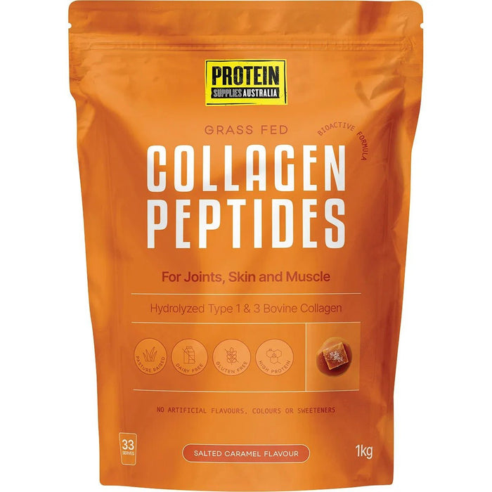 Bioactive Collagen Peptides - Salted Caramel - 1kg - Yo Keto