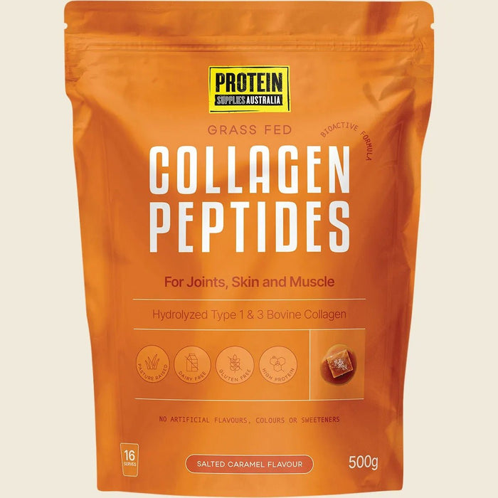 Grass Fed Collagen Peptides - Salted Caramel - 500g