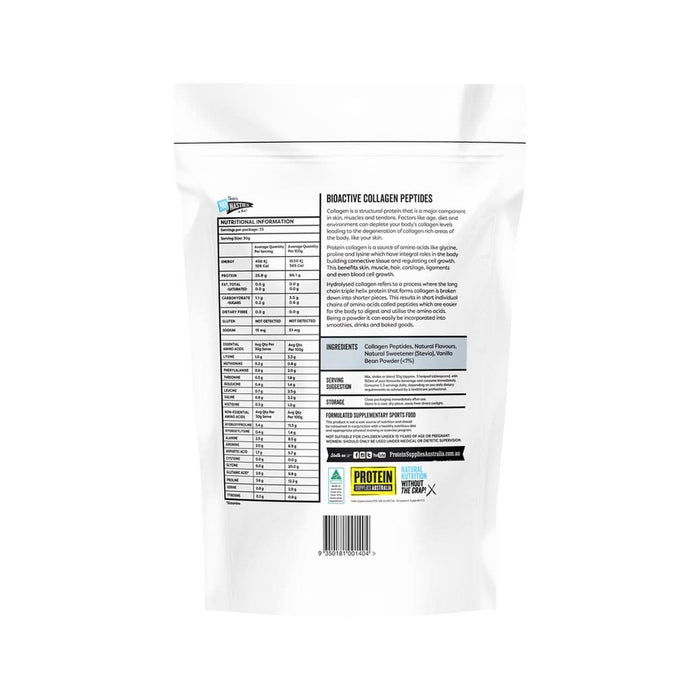 Bioactive Collagen Peptides - Vanilla - 1kg - LYTES