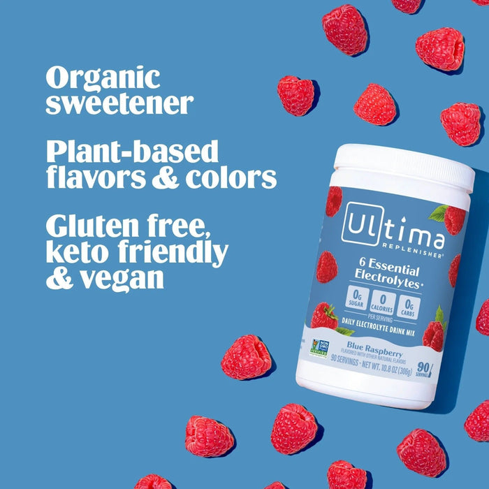 Blue Raspberry Electrolyte Drink Mix - 90 Serves