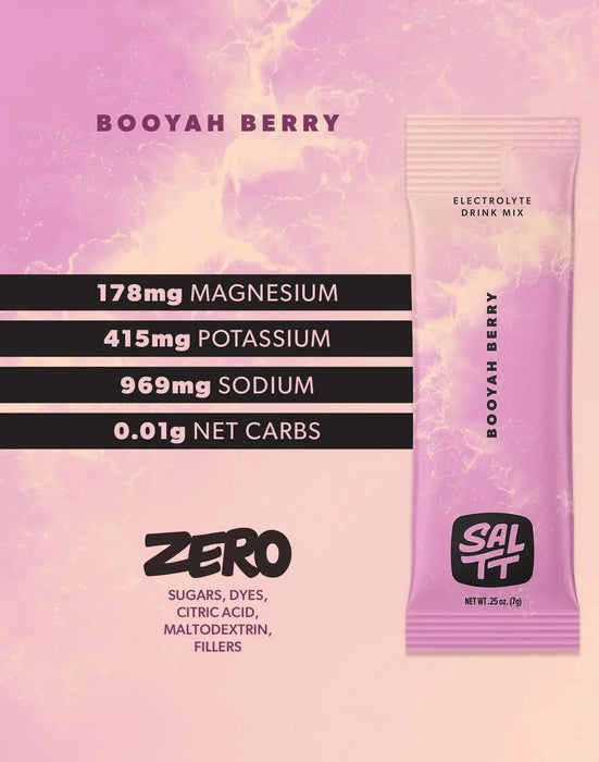 Booyah Berry Electrolyte Drink Mix - 30 Sticks - LYTES