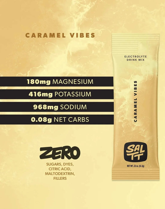 Caramel Vibes Electrolyte Drink Mix - 30 Sticks - LYTES