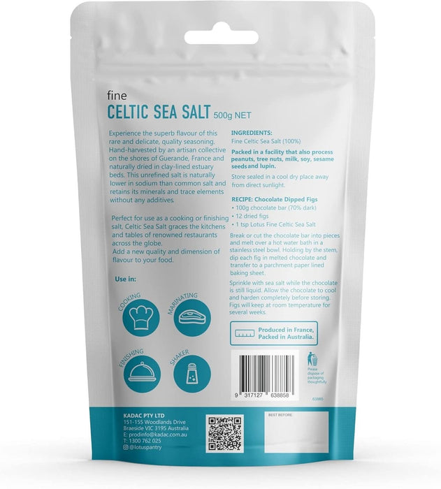 Celtic Sea Salt - Fine - 500g - LYTES