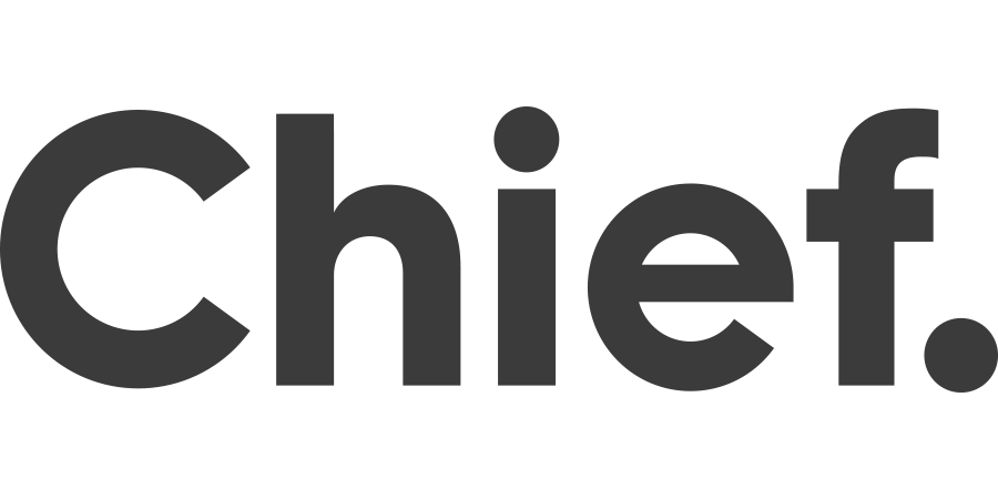 Chief logo for Grass-fed Whey Protein Powder - Creamy Vanilla - 900g Australian-made Keto low carb supplement packaging