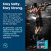 Muscular man doing pull-ups in gym with Citrus Crush Variety Pack - 16 Sticks electrolyte drink by Venture Pal nearby