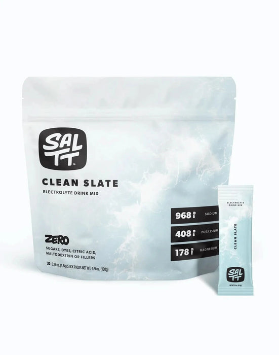 Clean Slate (Unflavoured) Electrolyte Drink Mix - 30 Sticks - LYTES