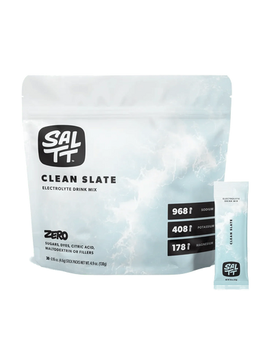 SALTT Clean Slate (Unflavoured) Electrolyte Drink Mix - 30 Sticks with minerals, from Drinks and SALTT Electrolytes collections