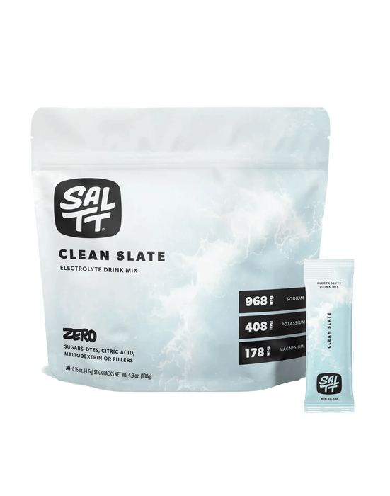 Clean Slate (Unflavoured) Electrolyte Drink Mix - 30 Sticks - LYTES