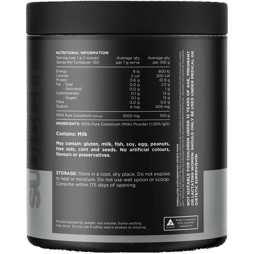 Colostrum - 100% Pure Colostrum Powder - 150g