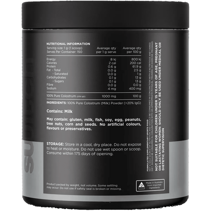 Colostrum - 100% Pure Colostrum Powder - 150g