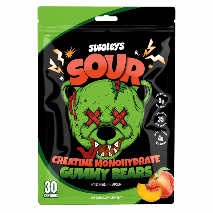 Creatine Gummy Bears - Sour Peach