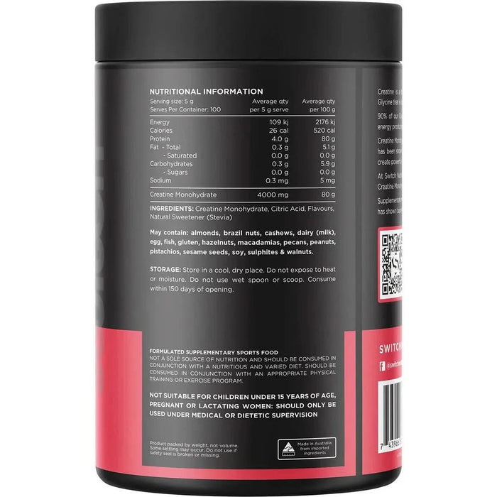 Creatine Monohydrate - Mango Passionfruit - 500g - LYTES