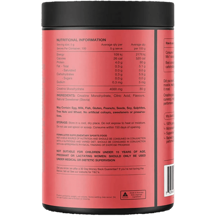 Creatine Monohydrate - Mango Passionfruit - 500g