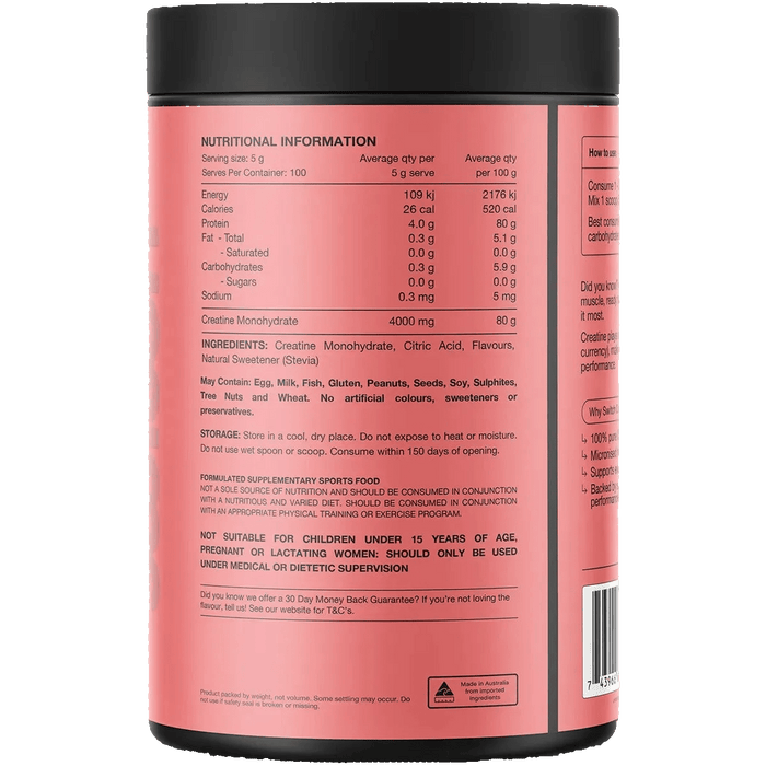 Creatine Monohydrate - Refreshing Lime - 500g