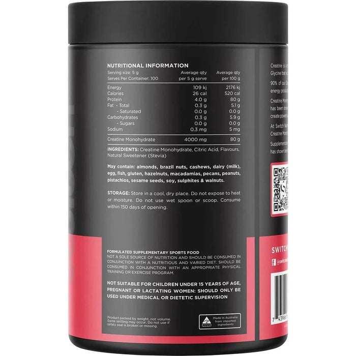 Creatine Monohydrate - Refreshing Lime - 500g - LYTES