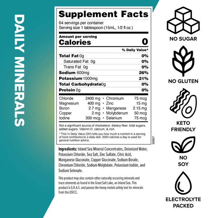 Daily Minerals - 946ml - Yo Keto