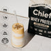 Grass-fed Whey Protein Powder - Unflavoured - 900g by Chief with 24g protein, no added sugar, keto-friendly low carb option
