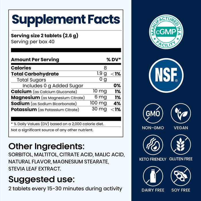Salt Tablets - Variety Pack - 40 Serves