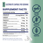 Electrolyte Capsules + Caffeine - 100 Capsules