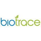 BioTrace logo in blue and green with leaf design, representing Elite Ion-Power Electrolytes from functional electrolyte collections.
