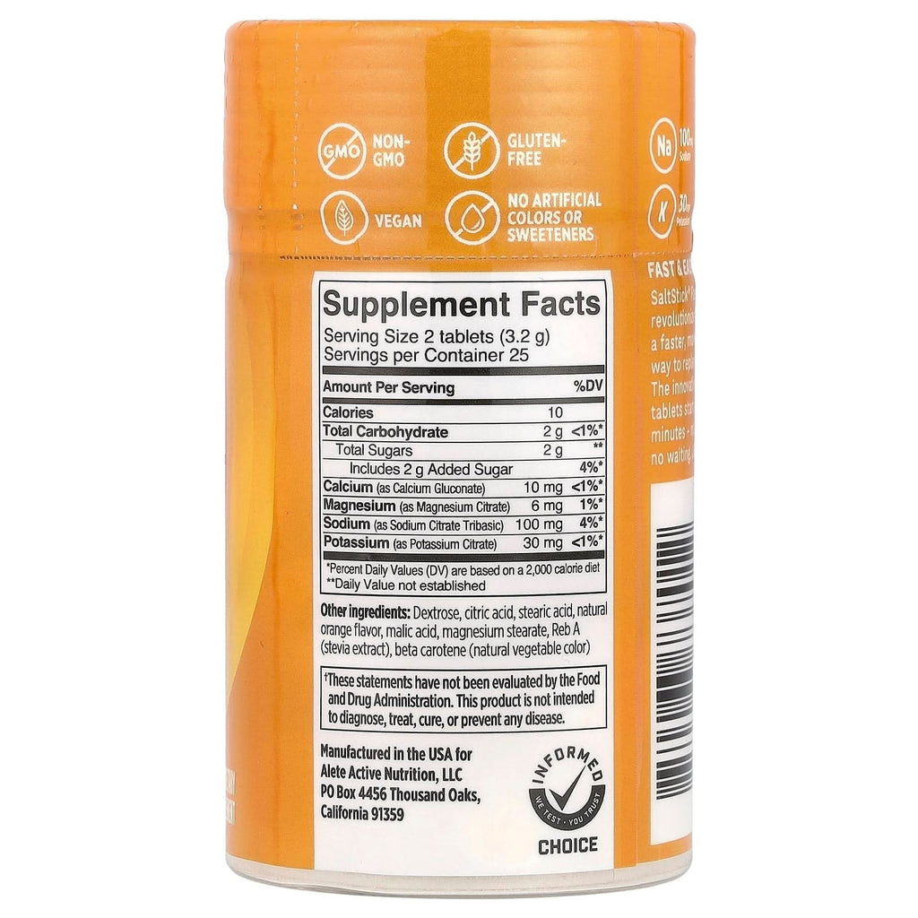 FastChews - Chewable Electrolytes - Tart Orange - 25 Serves - LYTES