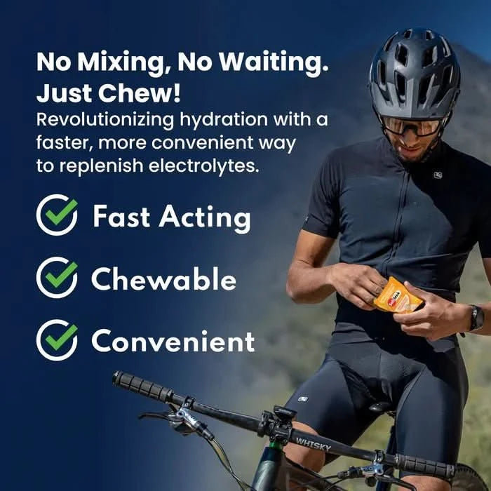 FastChews - Chewable Electrolytes - Tart Orange - 25 Serves - LYTES