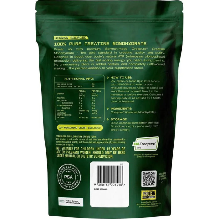German Sourced Creatine Monohydrate - Creapure® - 200g - LYTES