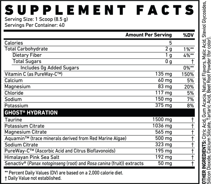 GHOST® HYDRATION - KIWI STRAWBERRY - Yo Keto