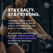 Promotional graphic highlighting electrolyte formula with 1000 mg sodium, magnesium, and potassium for effective hydration featuring Grape Electrolyte Drink Mix - 30 Sticks by Venture Pal.