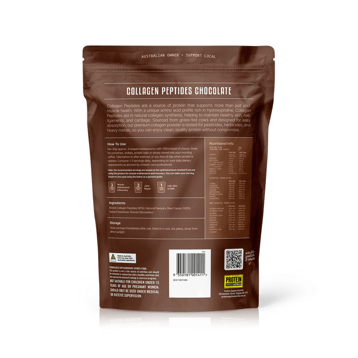 Grass Fed Collagen Peptides - Chocolate - 500g