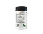 Back label of Grass Fed Placenta 500mg 160 Capsules by NXGEN Wholefoods showing supplement facts and Australian Made logo.
