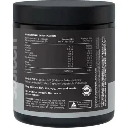 HMB Ca - Beta - Hydroxy Beta - Methylbutryate - 30 Serves - LYTES